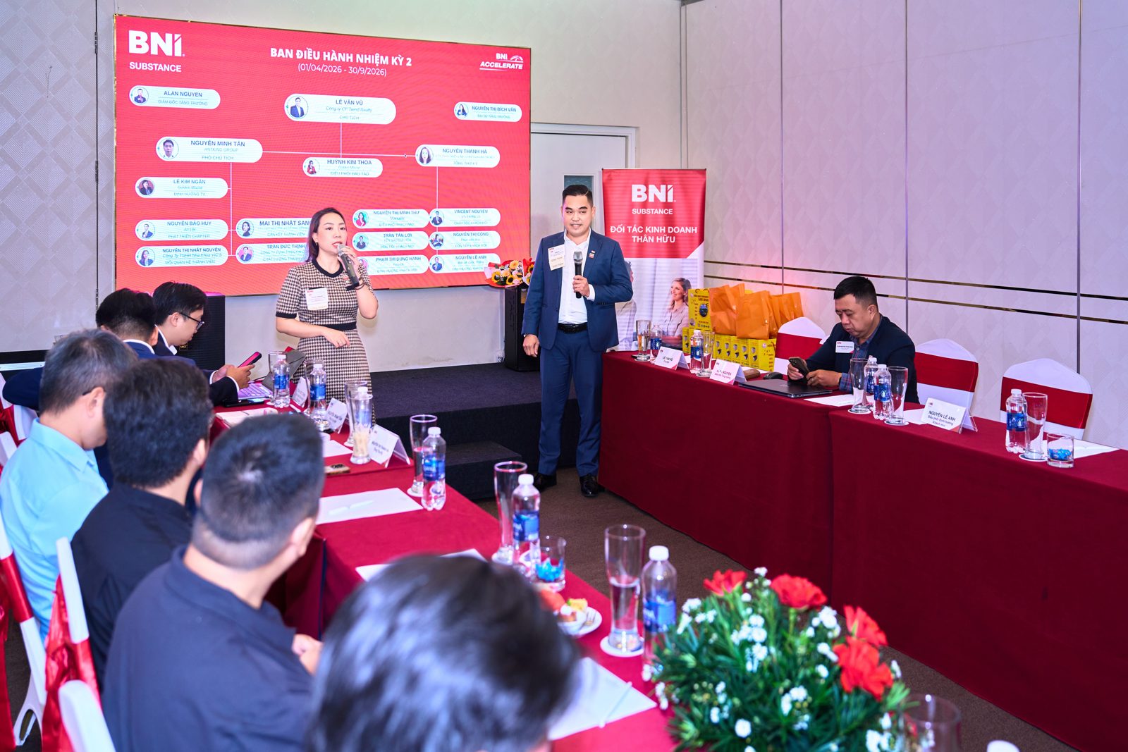 Giới thiệu Ban Điều hành Nhiệm kỳ II của BNI Substance Chapter.